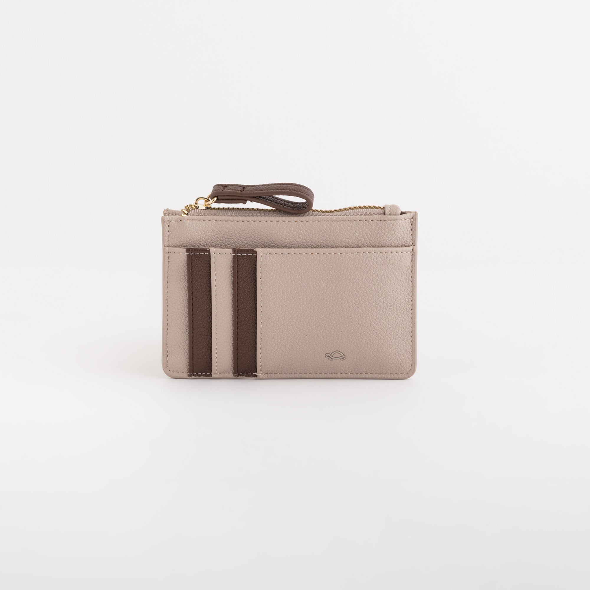 Coin Purses/Wallets-Berna Wallet Single Size / Marble/Dark Brown