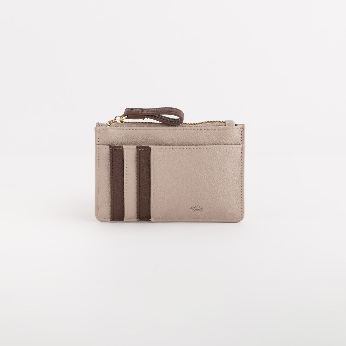 Coin Purses/Wallets-Berna Wallet Single Size / Marble/Dark Brown