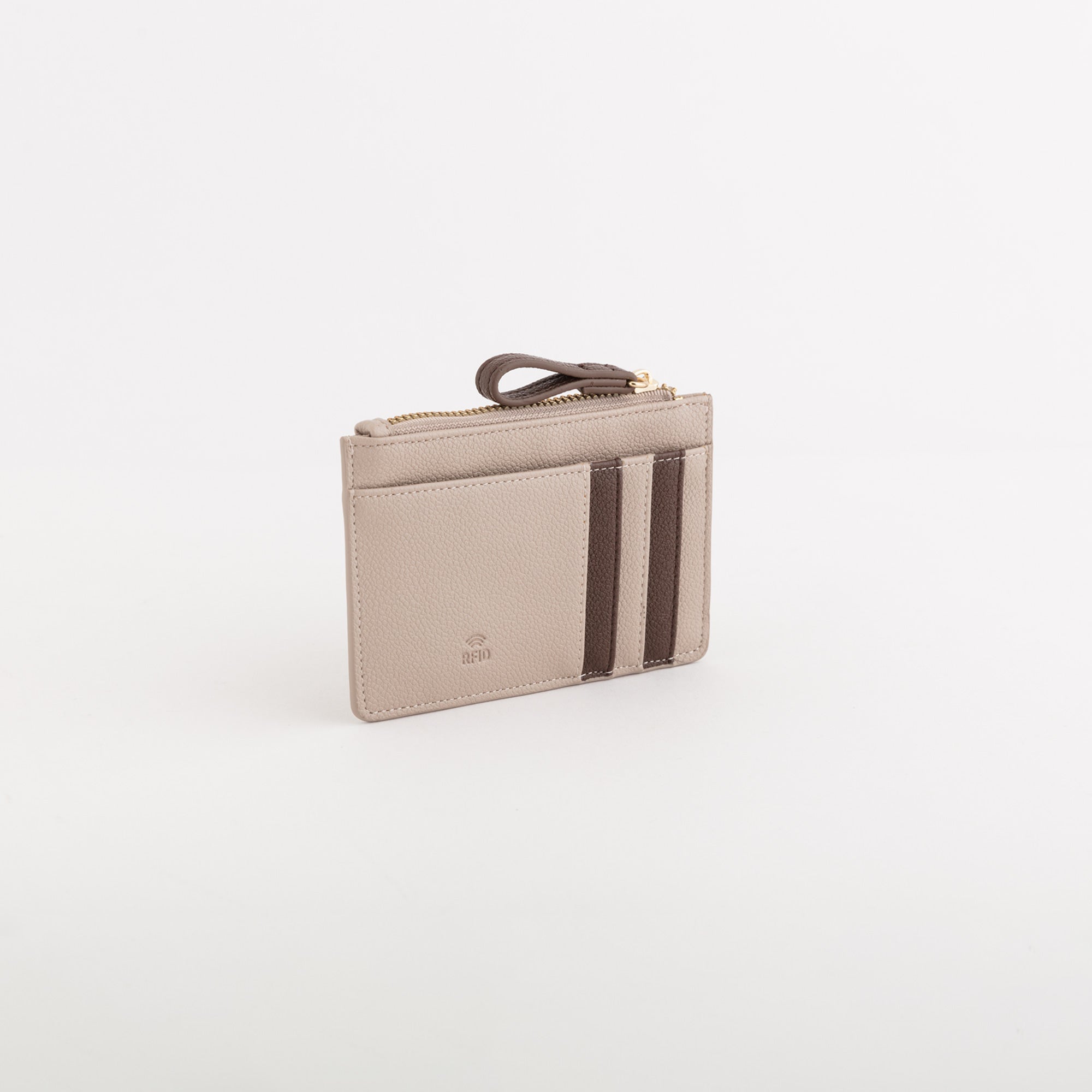 Coin Purses/Wallets-Berna Wallet Single Size / Marble/Dark Brown