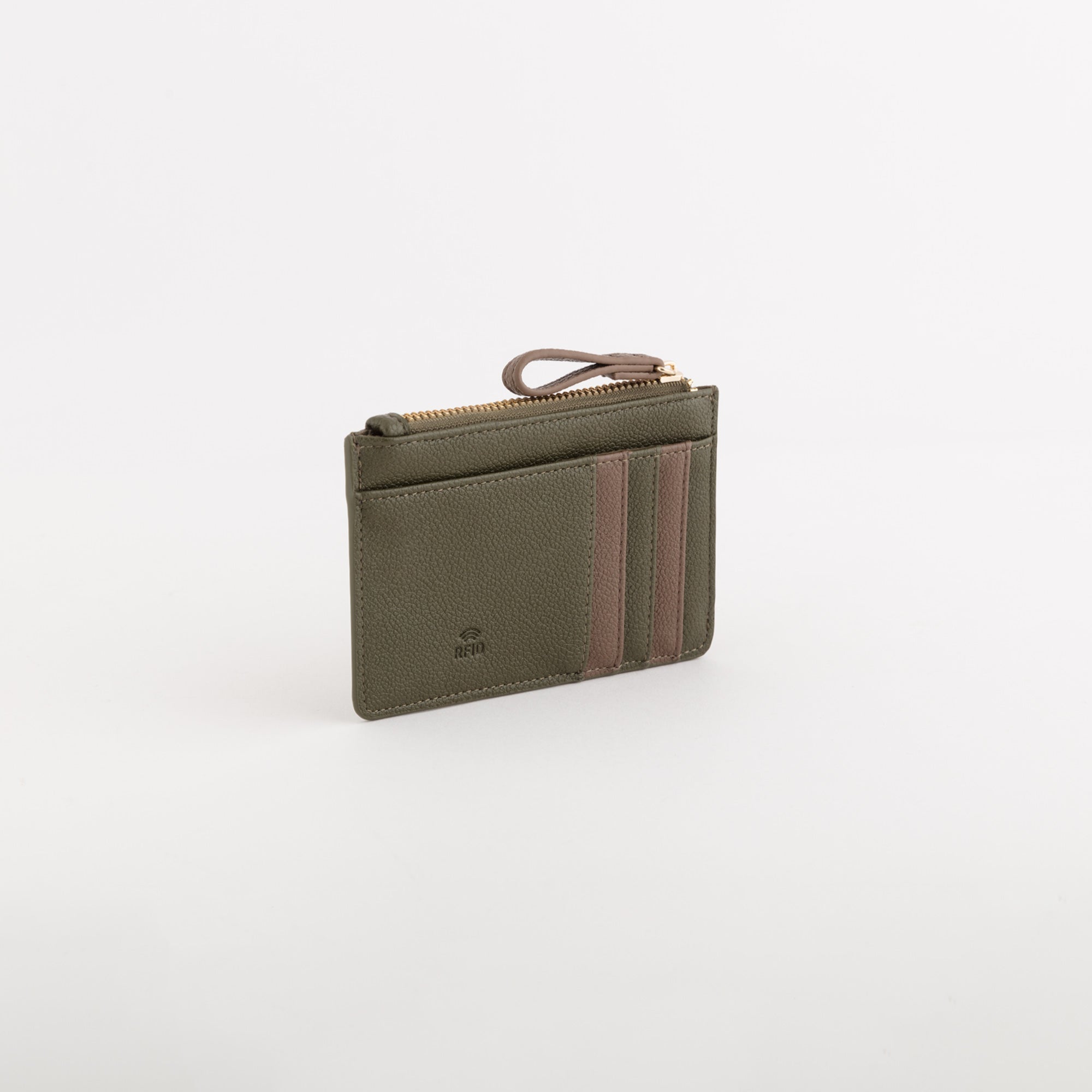 Coin Purses/Wallets-Berna Wallet Single Size / Forest/Taupe