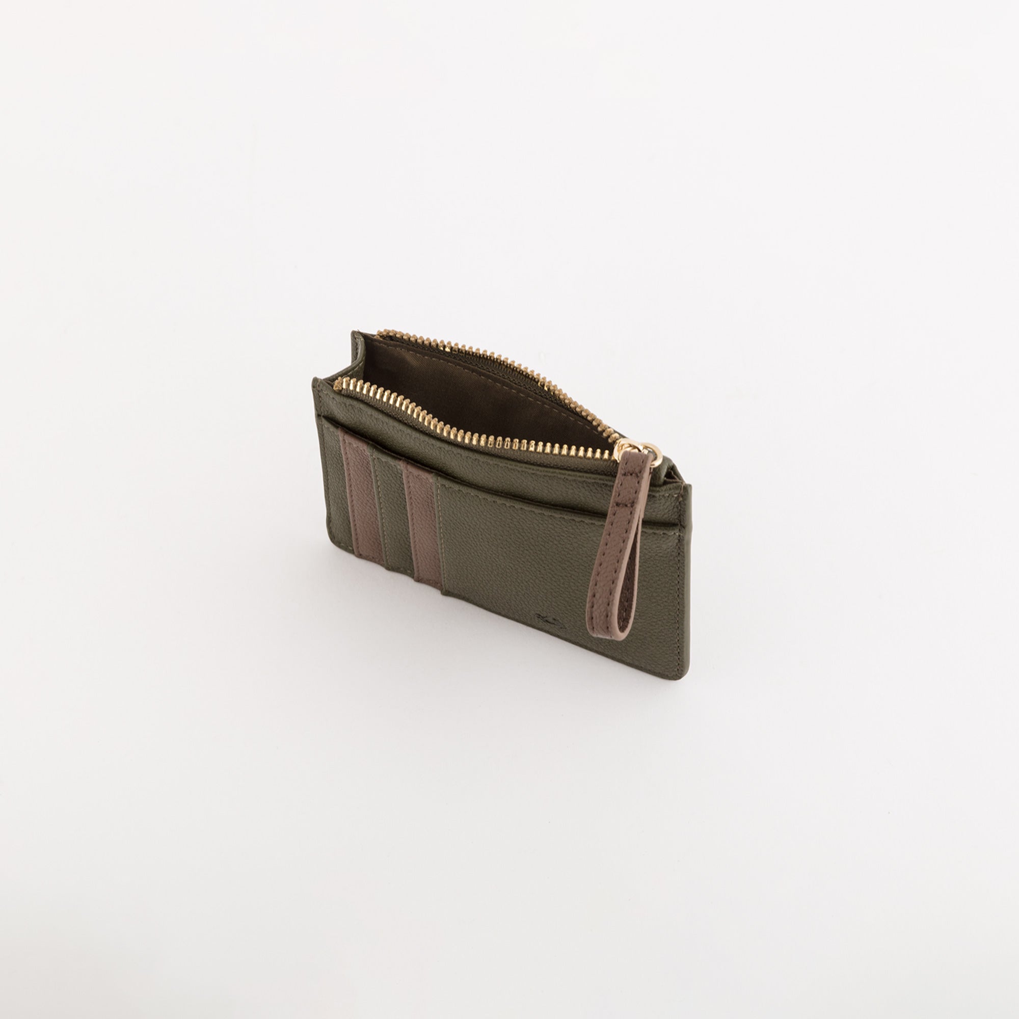 Coin Purses/Wallets-Berna Wallet Single Size / Forest/Taupe