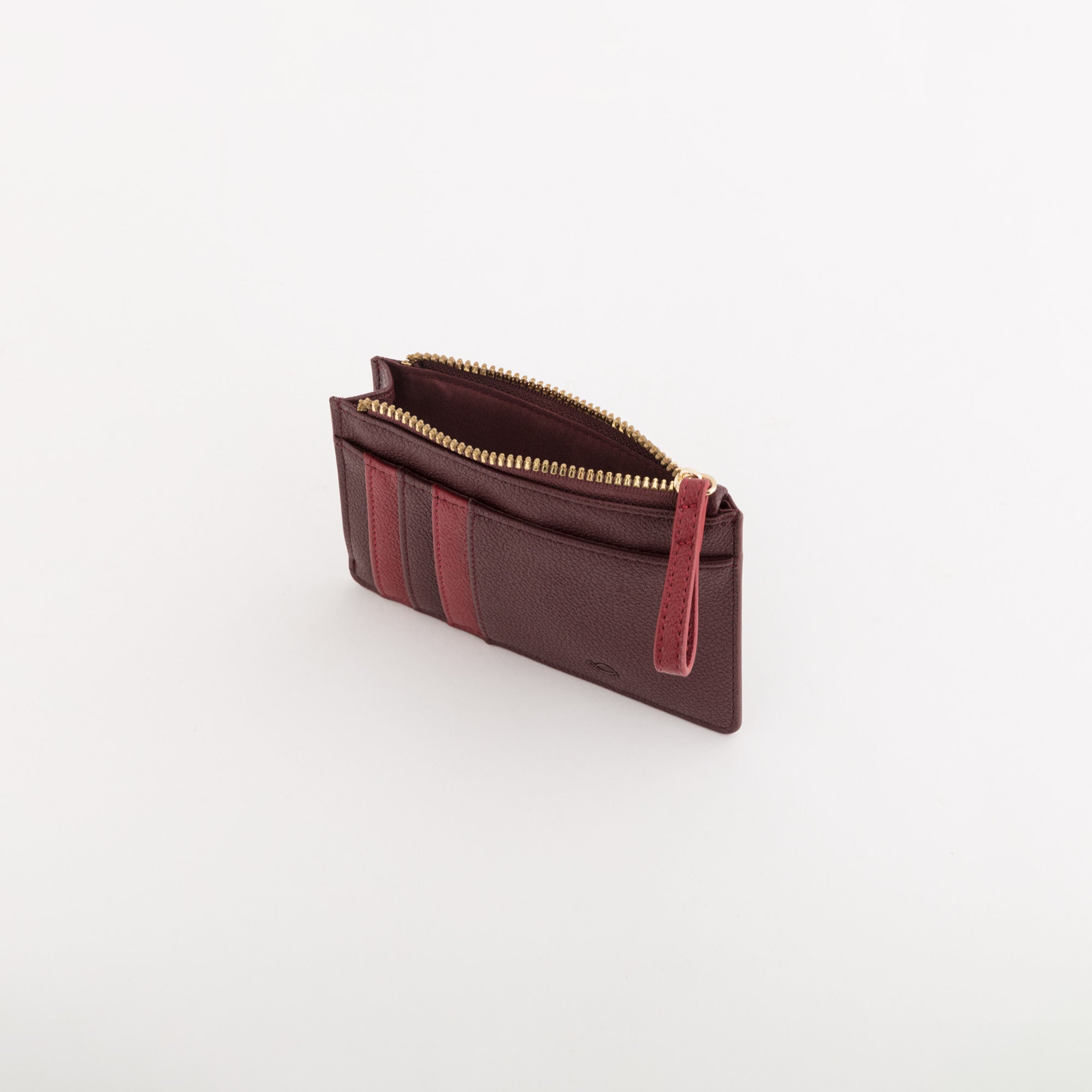 Coin Purses/Wallets-Berna Wallet Single Size / Plum/Cherry