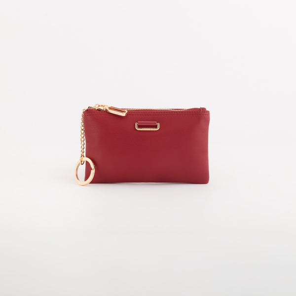 Keyring Coin Purse-Zurigo Wallet Single Size / Red