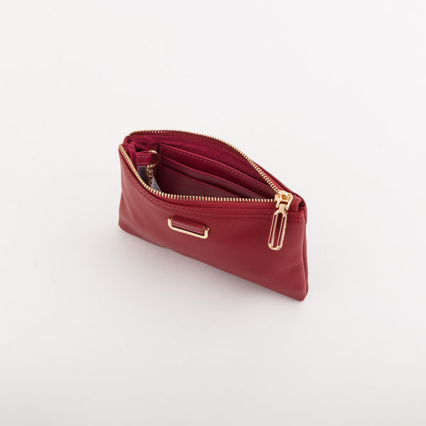 Keyring Coin Purse-Zurigo Wallet Single Size / Red