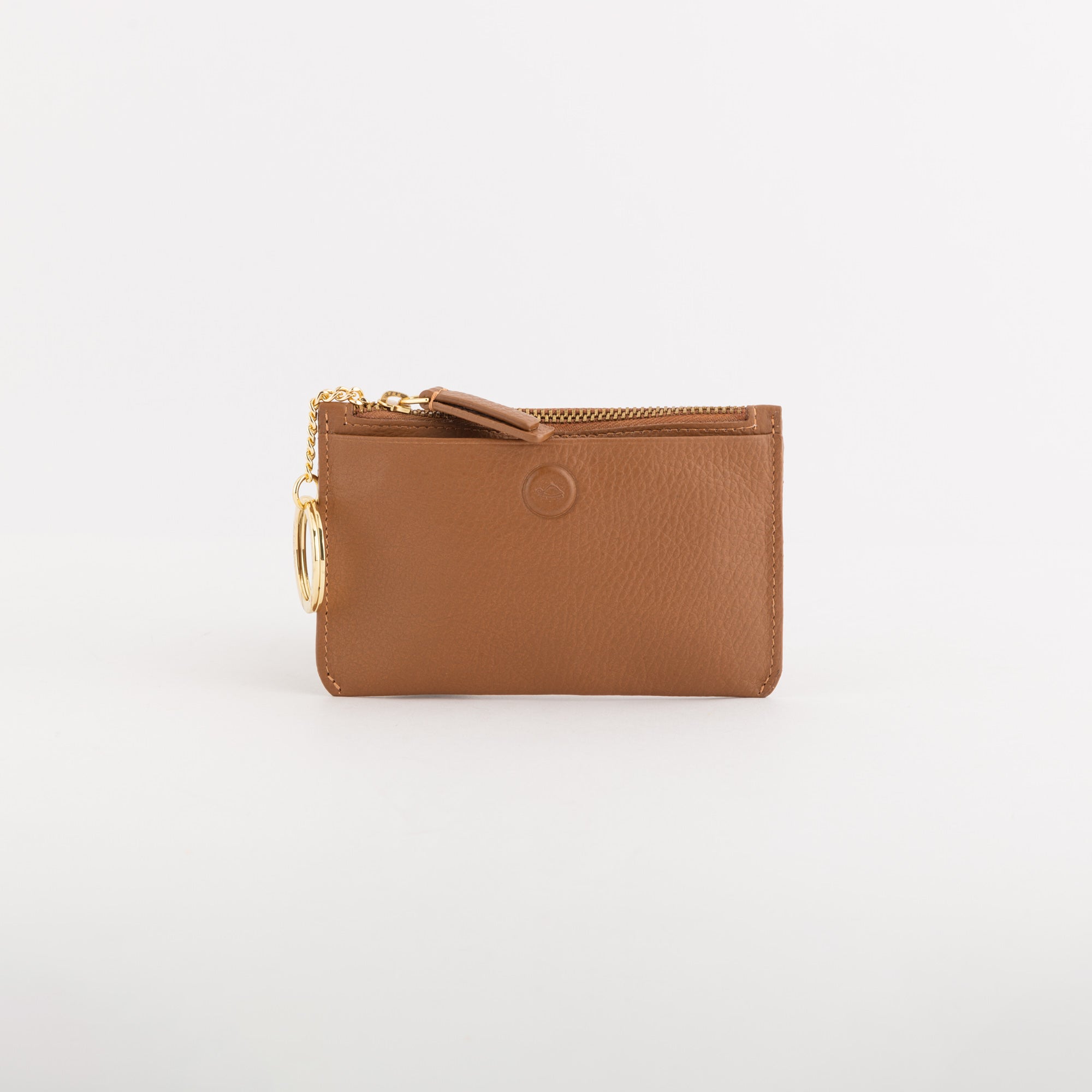 Keyring Coin Purse-Delta Winter Single Size / Tan