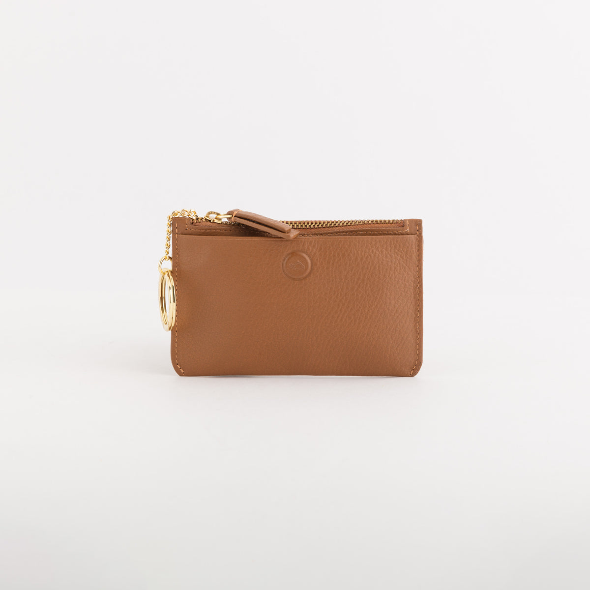 Keyring Coin Purse-Delta Winter Single Size / Tan