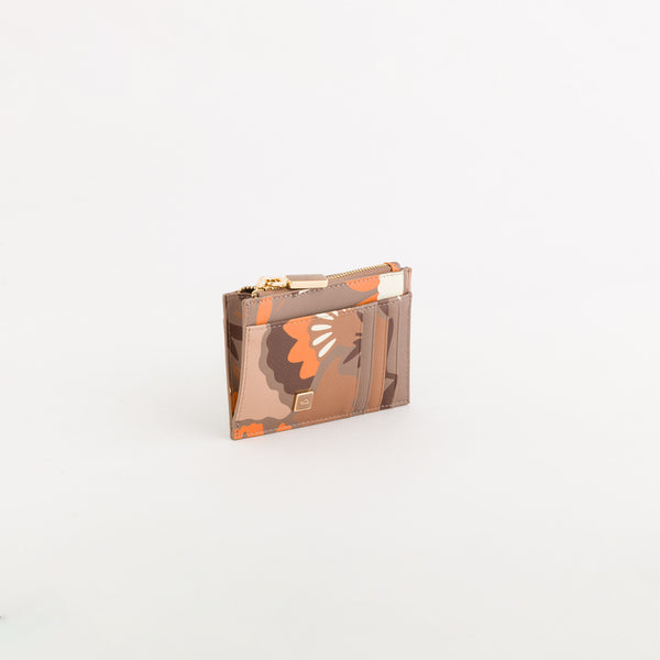 Women's  Bouquet Wallet V1 Taupe/Multicolour