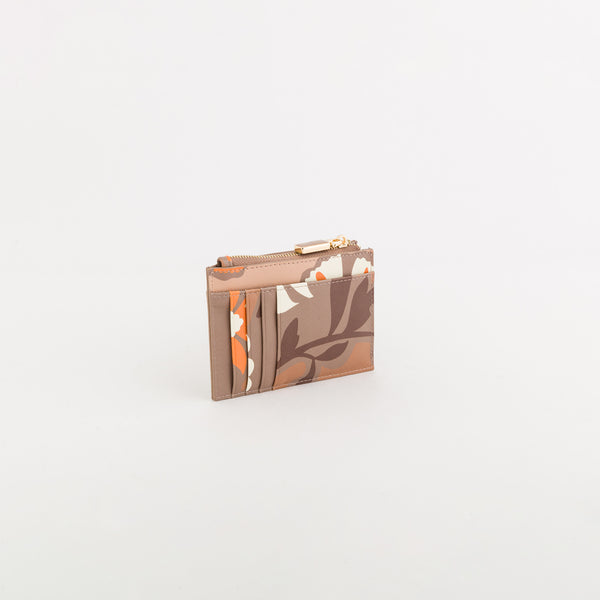 Women's  Bouquet Wallet V1 Taupe/Multicolour