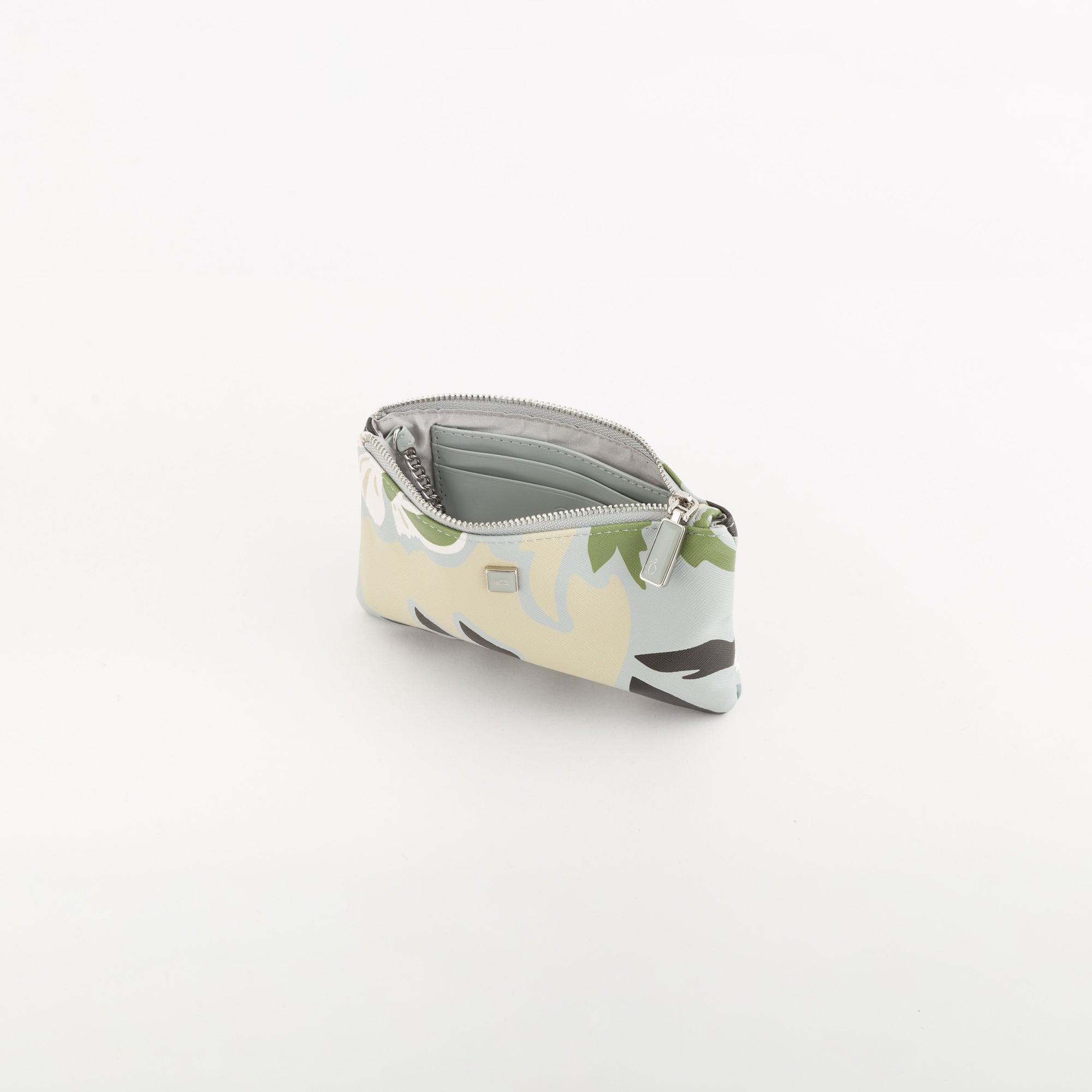 Women's Keyring Bouquet Wallet V1 Powder Blue Multicolour