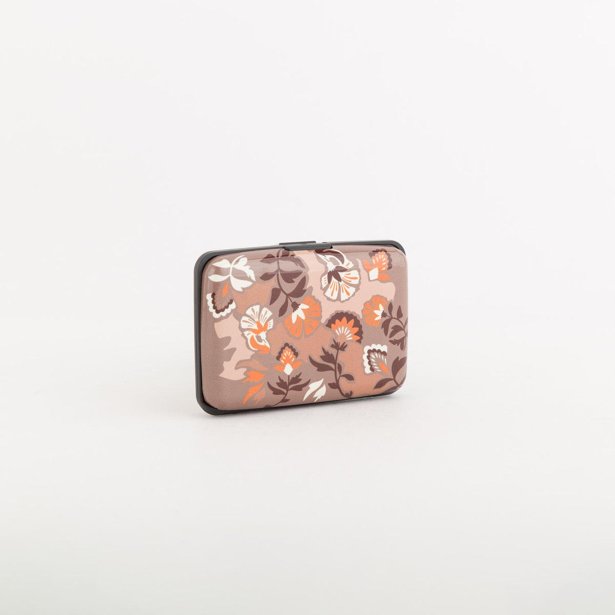 Women's  Bouquet Card Holder Taupe/Multicolour