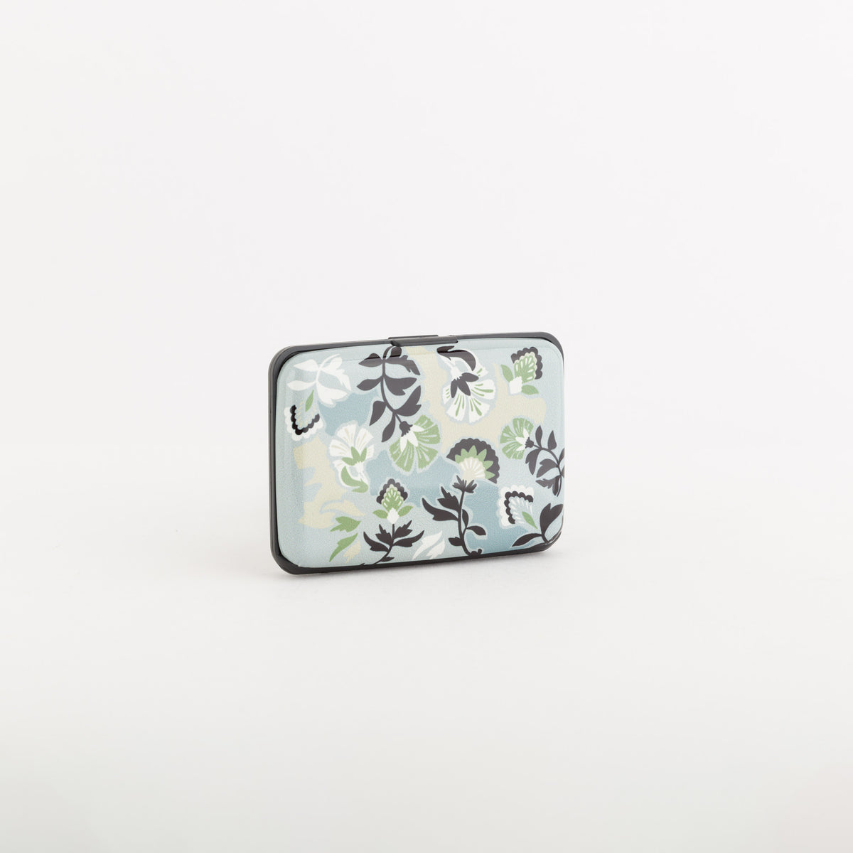Women's  Bouquet Card Holder Powder Blue Multicolour