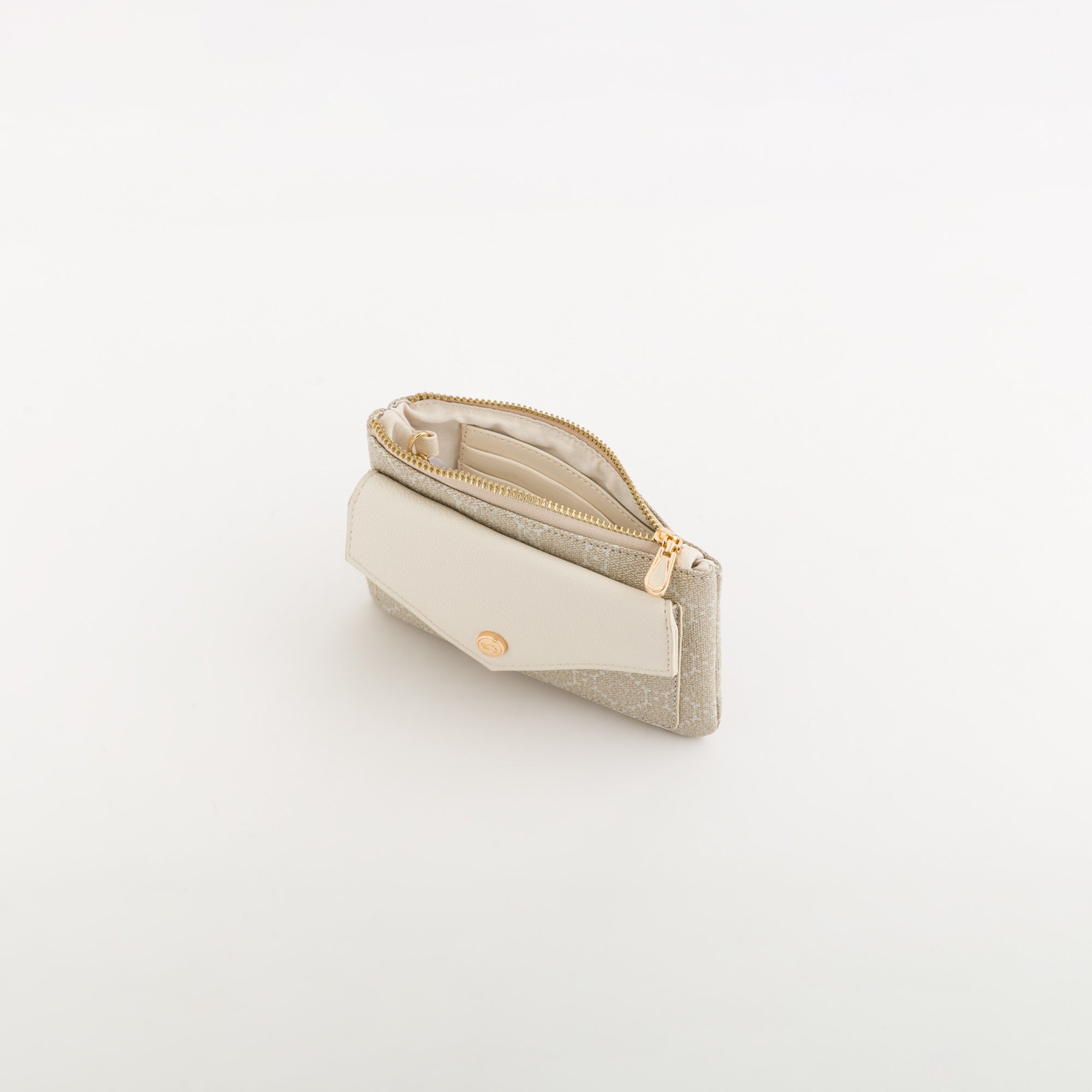 Women's Keyring Coin Purse Diana Spring Wallet Butter/Multicolour