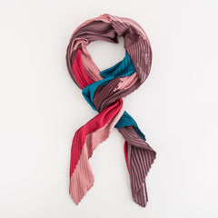 Scarves-Foulard Single Size / Plum/Multicolour