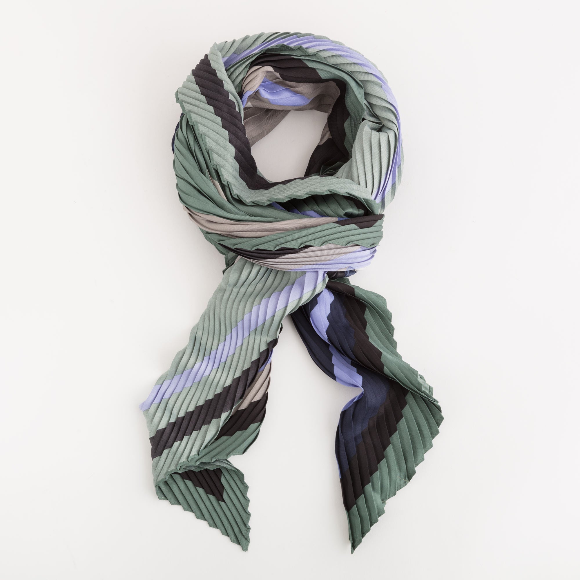 Scarves-Foulard Single Size / Blue Denim/Multicolour