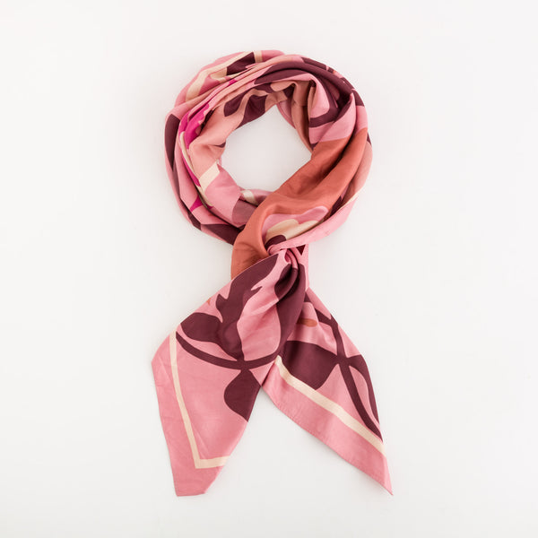 Women's Scarf Foulard Powder/Multicolour