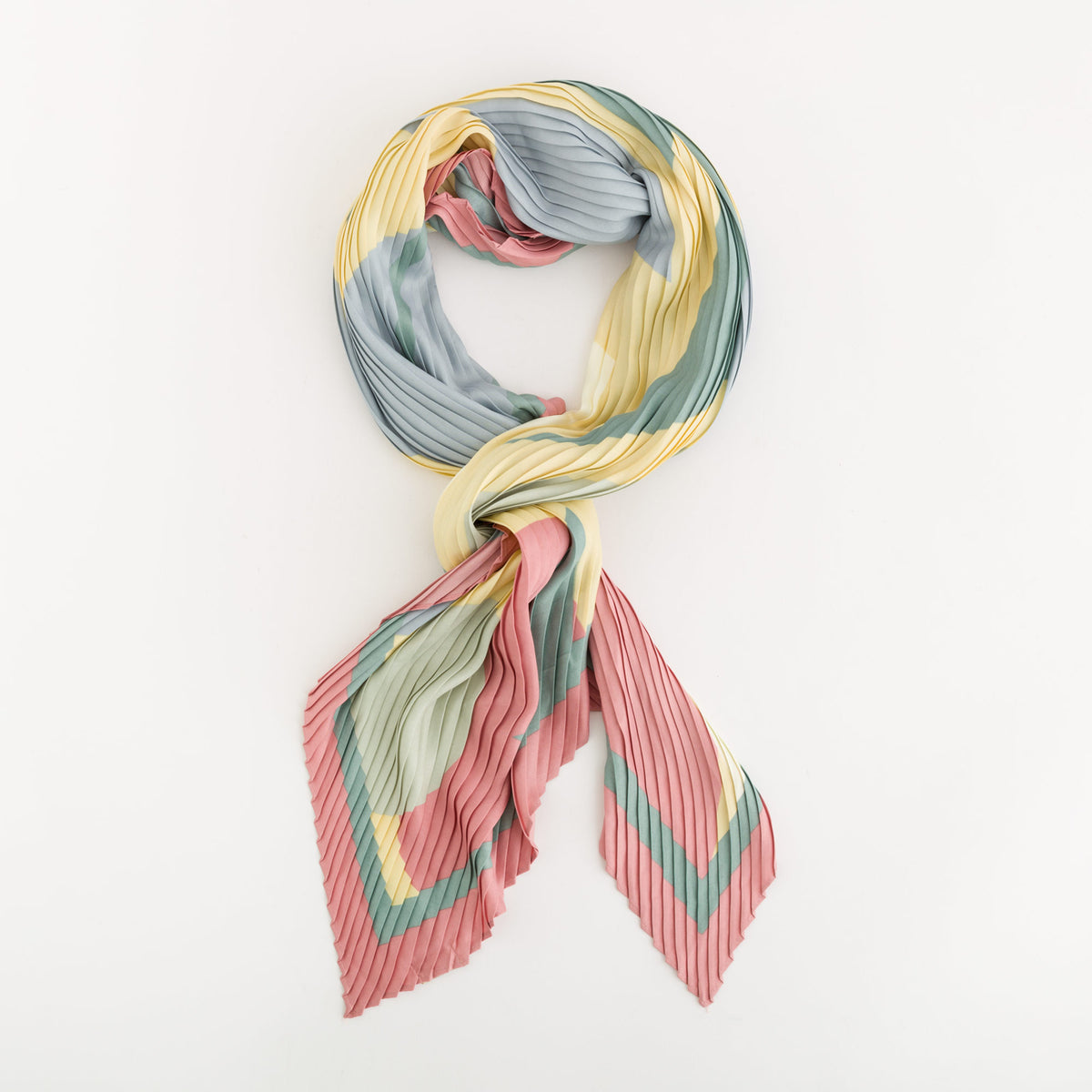 Women's Scarf Foulard Powder Green Multi