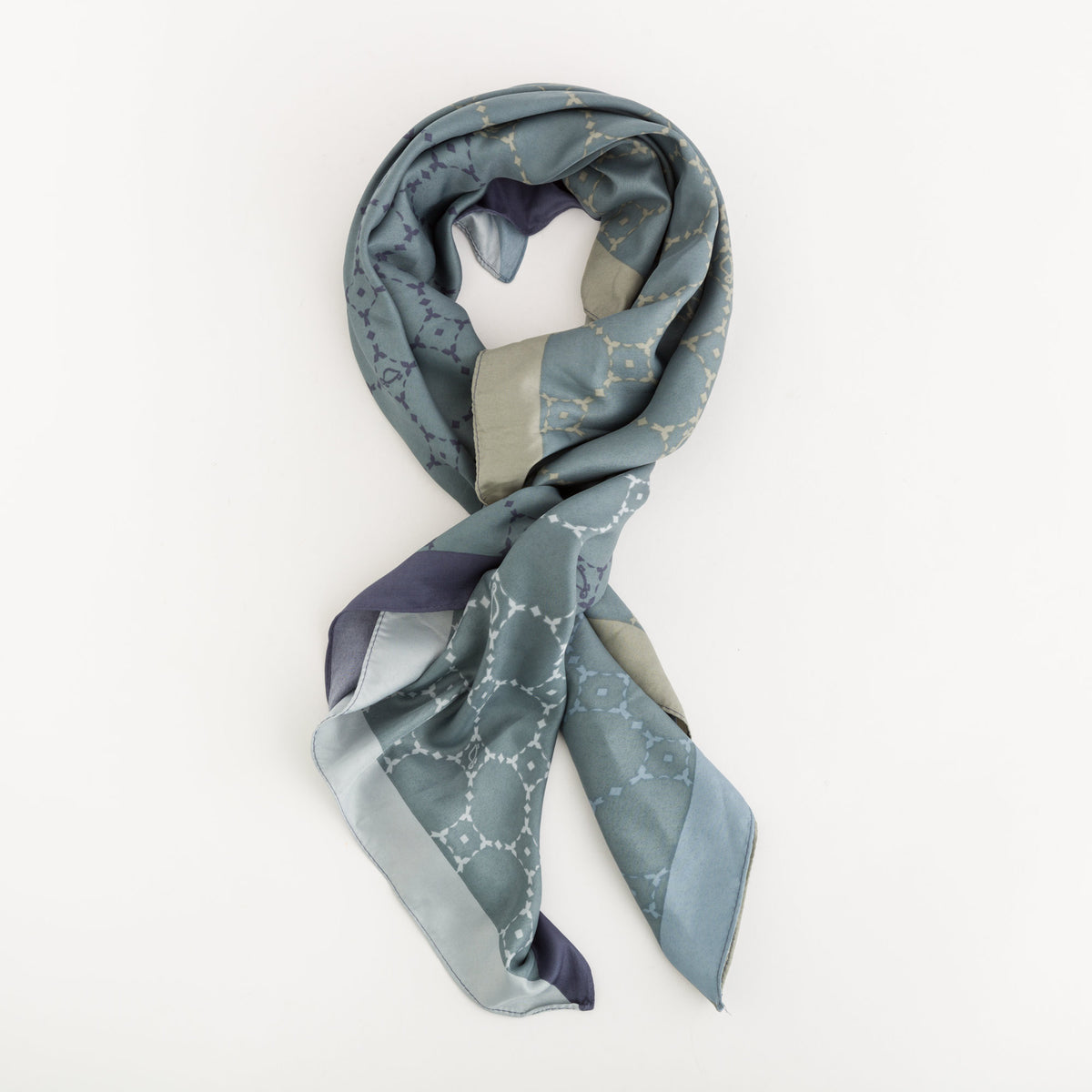 Women's Scarf Foulard Magpie Blue Multicolour