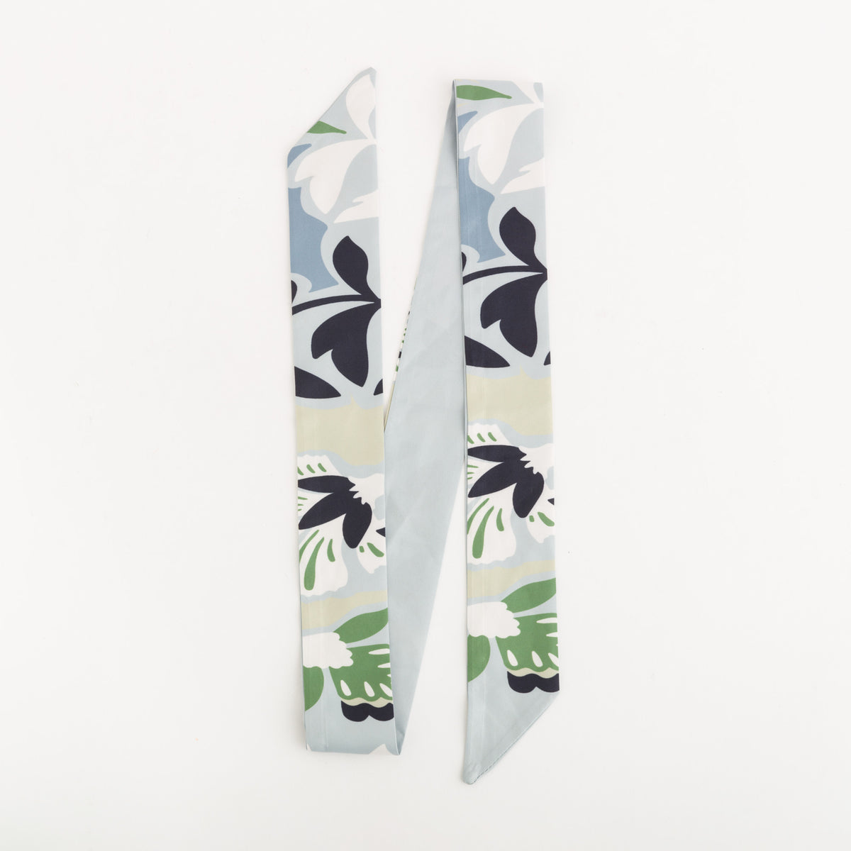 Women's Scarf Foulard Powder Blue Multicolour