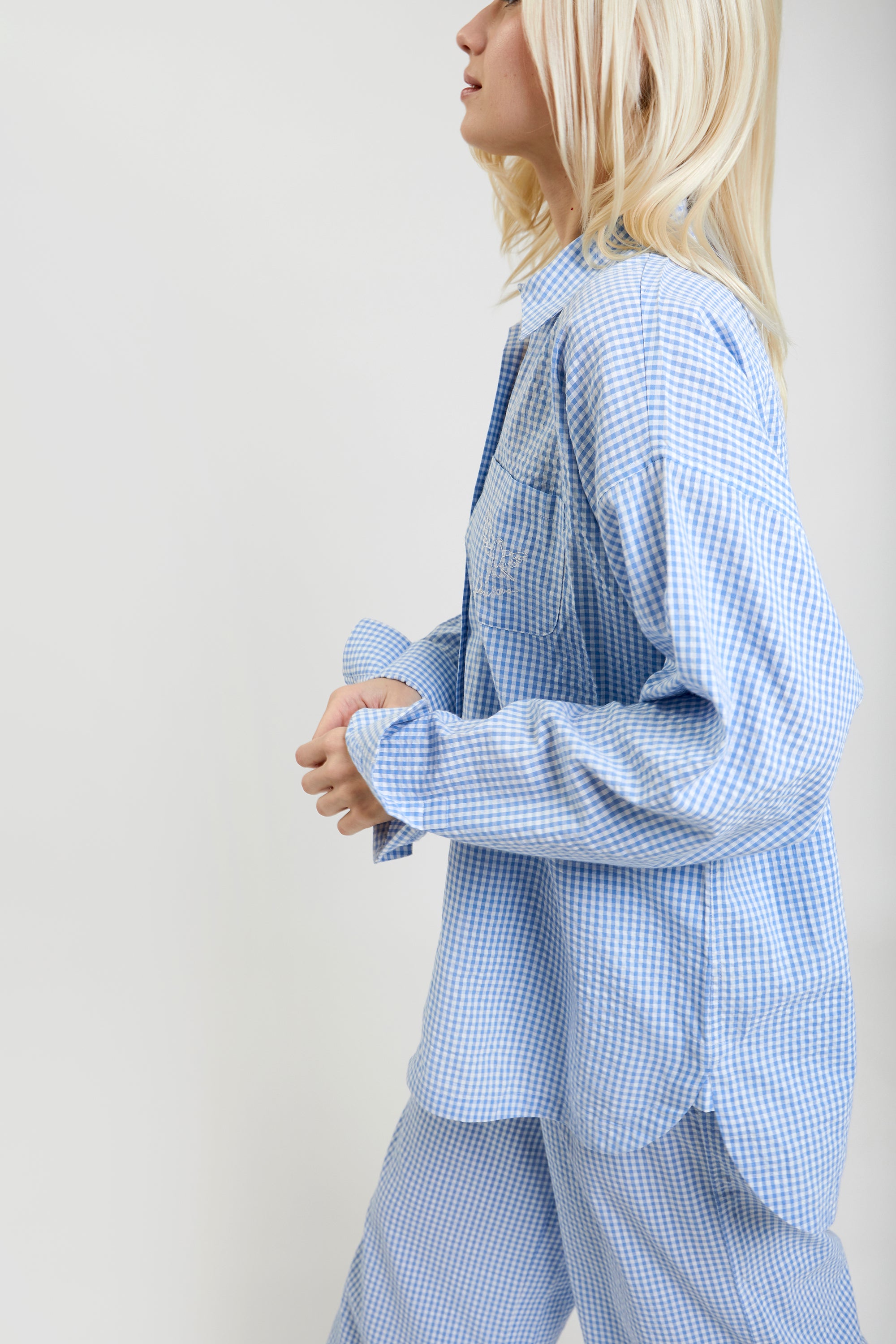 Peachaus Yew Striped Woven Cotton Shirt