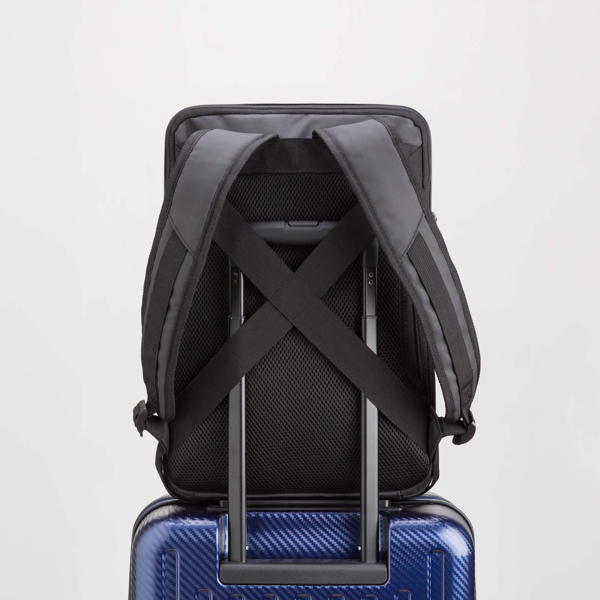 Hard Backpacks-Carbon-Lux Pro Single Size / Navy Blue