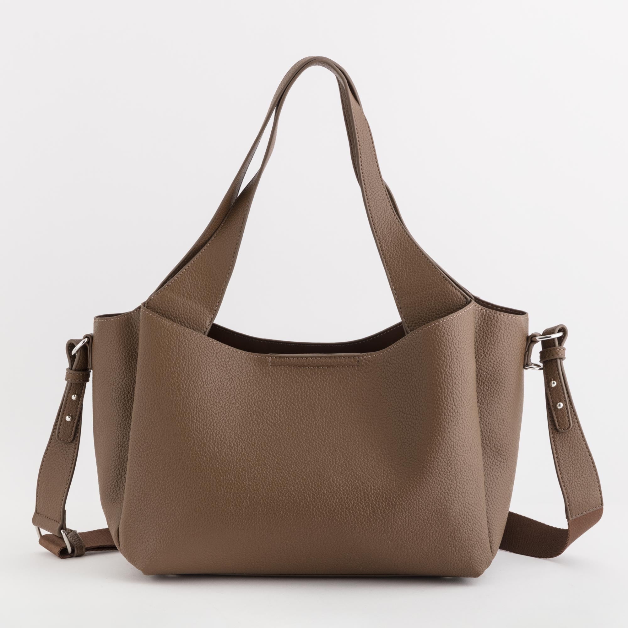 Shoulder Bags-Lady Single Size / Taupe
