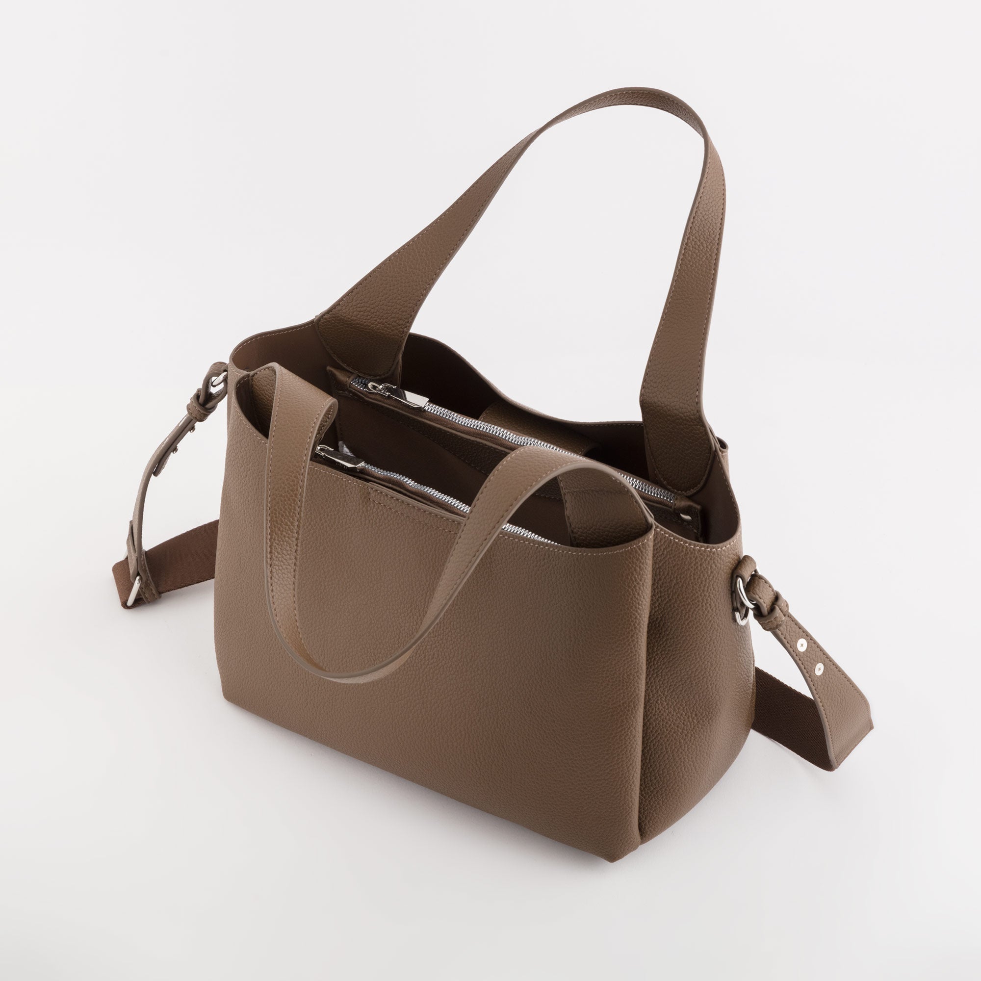 Shoulder Bags-Lady Single Size / Taupe