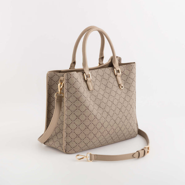 Women's Handbag Diana Taupe/Light Taupe