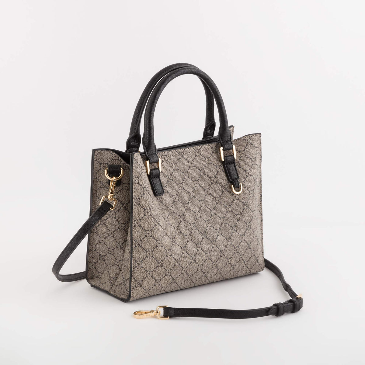 Women's Handbag Diana Taupe/Black