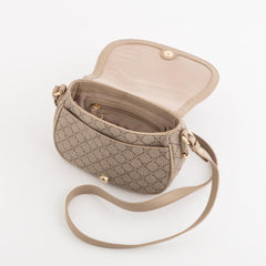 Women's Cross-Body Bag Diana Taupe/Light Taupe