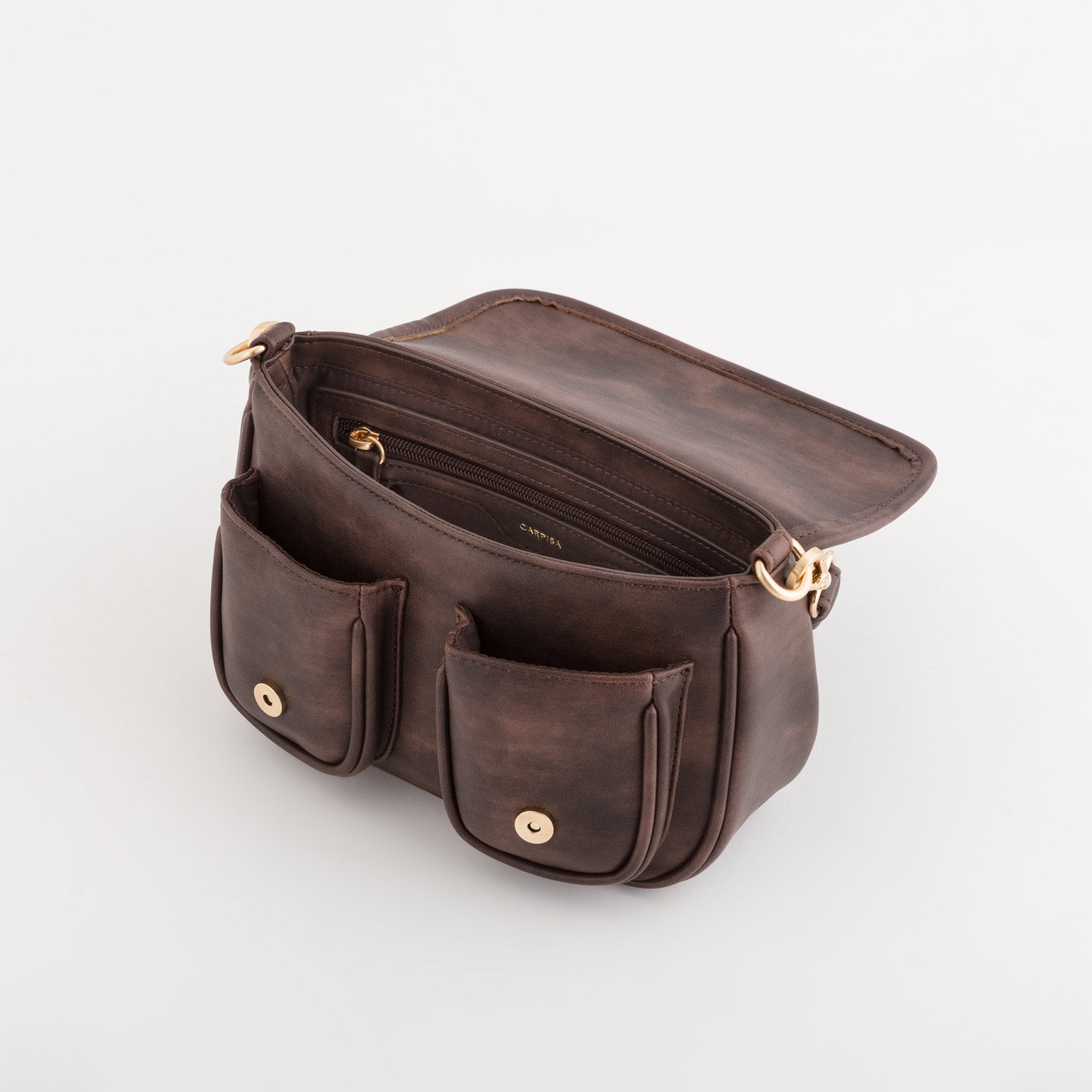 Cross-Body Bags-Madrid Single Size / Dark Brown