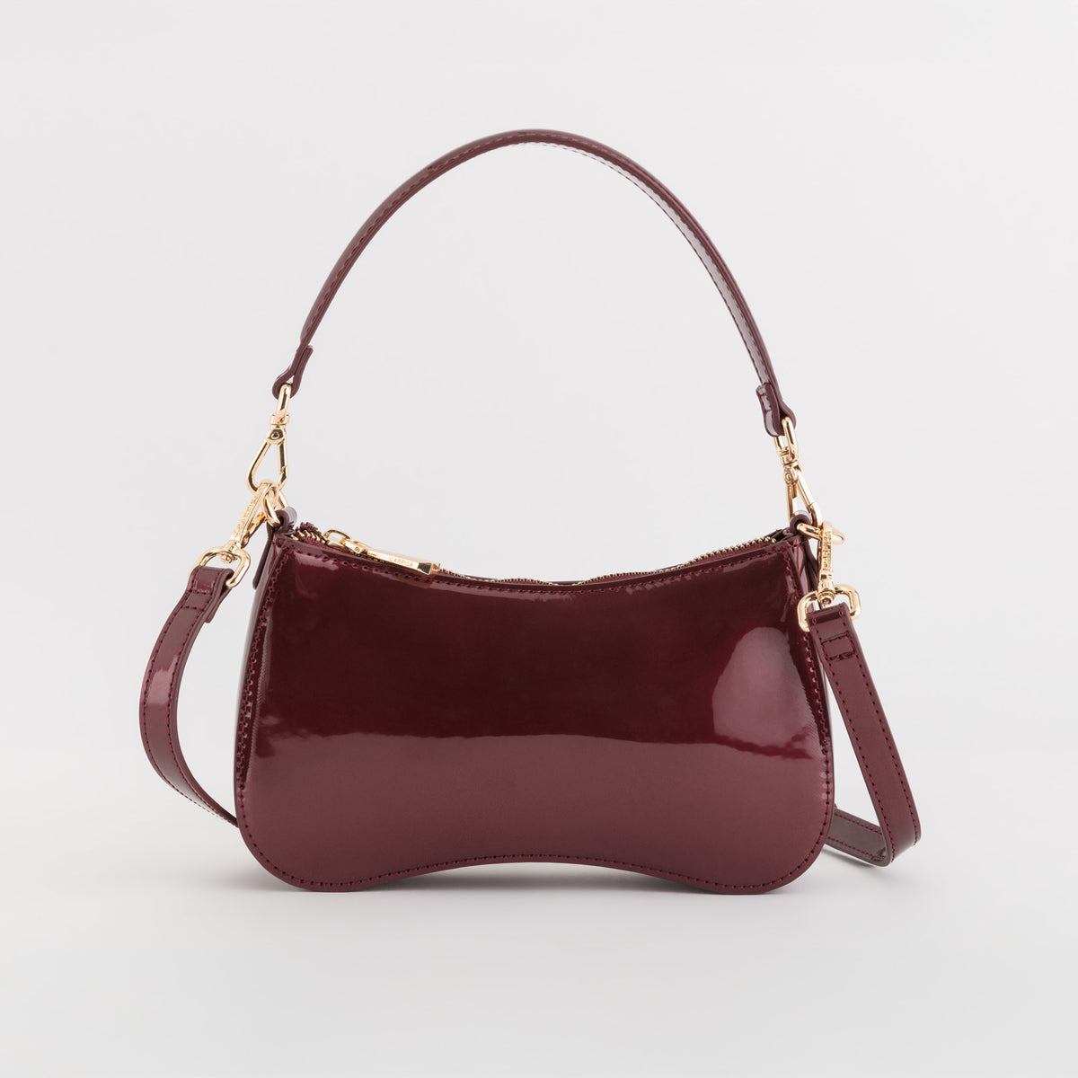 Cross-Body Bags-Narciso Patent Single Size / Cherry