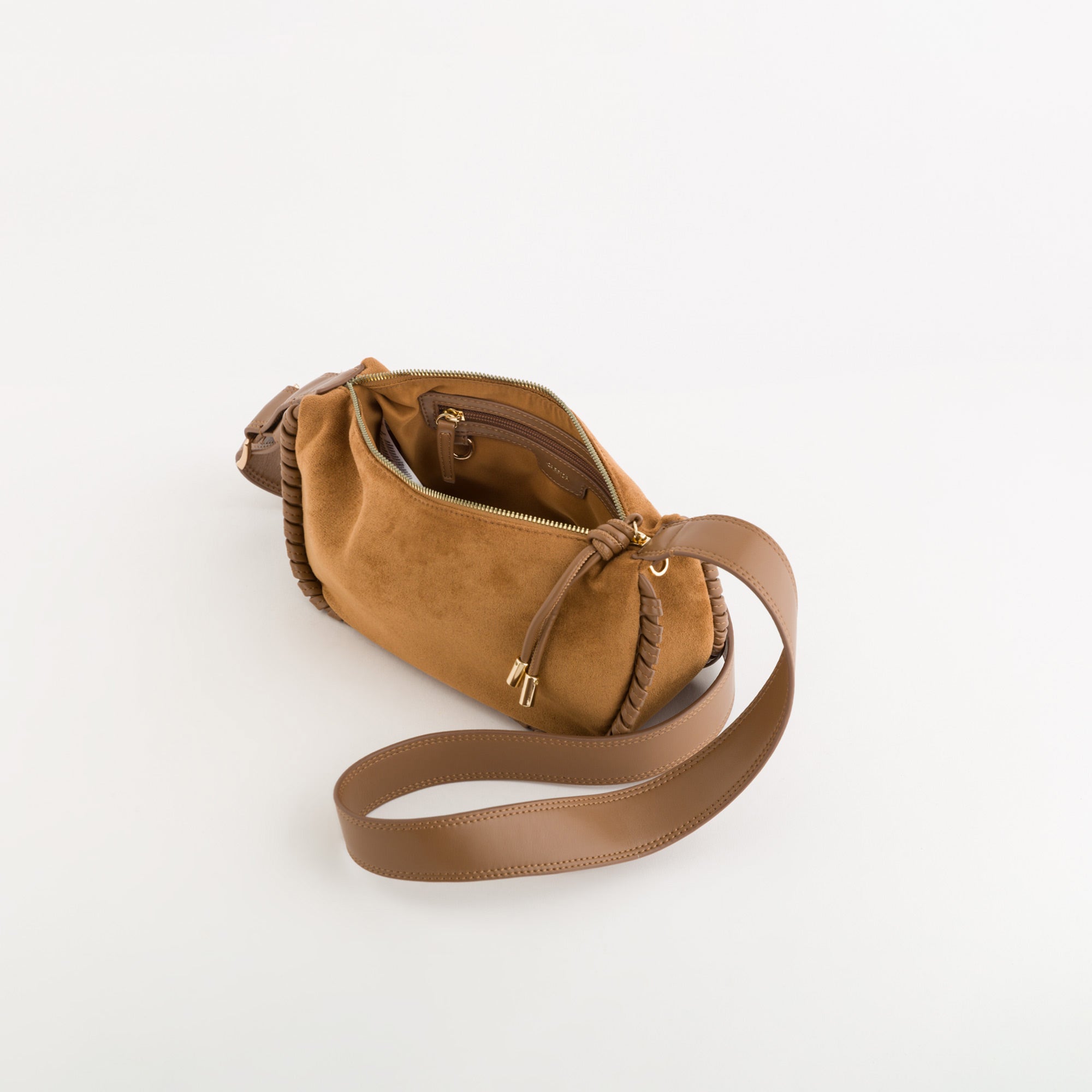 Women's Cross-Body Bag Mandorlo Camel