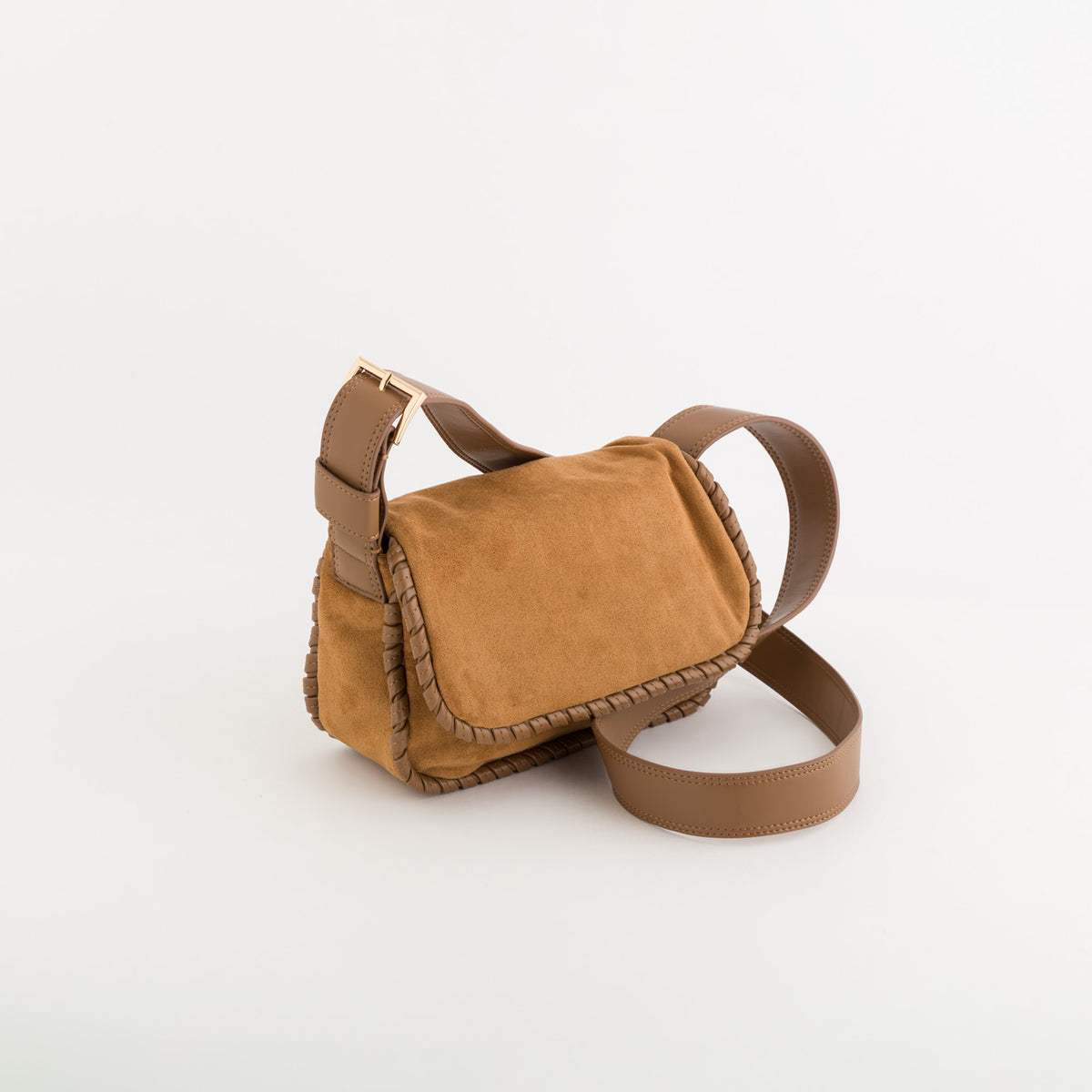 Women's Cross-Body Bag Mandorlo Camel