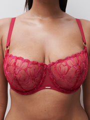 Chantelle Fleurs-Half-Cup Balcony Bra