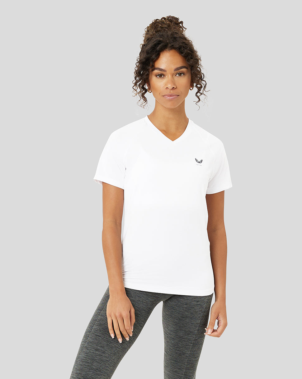 Women's White Protek Training T-Shirt