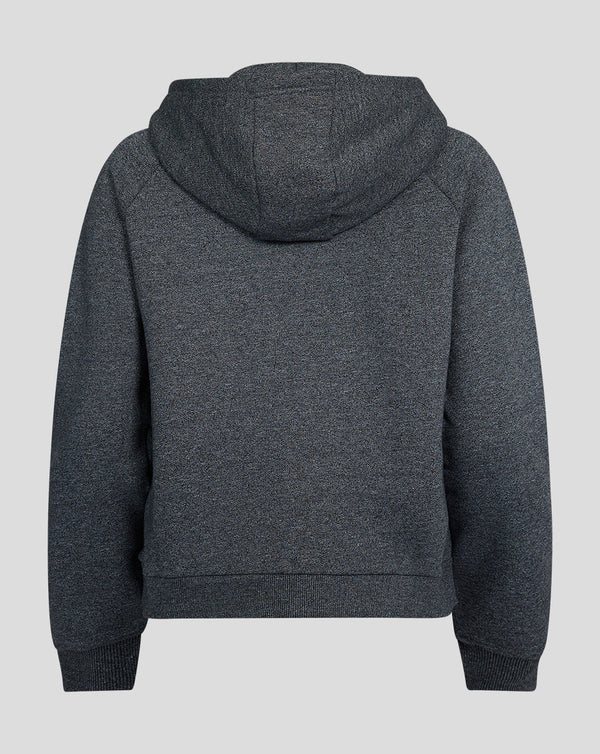 Black Marl Zip Hoody