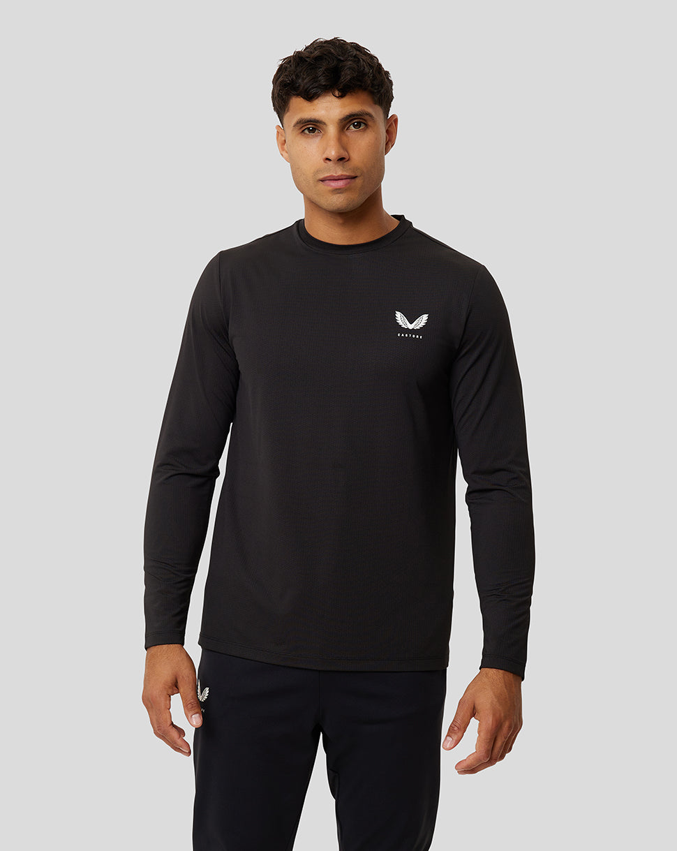 Men's Onyx Protek Long Sleeve Training T-Shirt - Lightweight Sportswear for Men, Activewear Tee