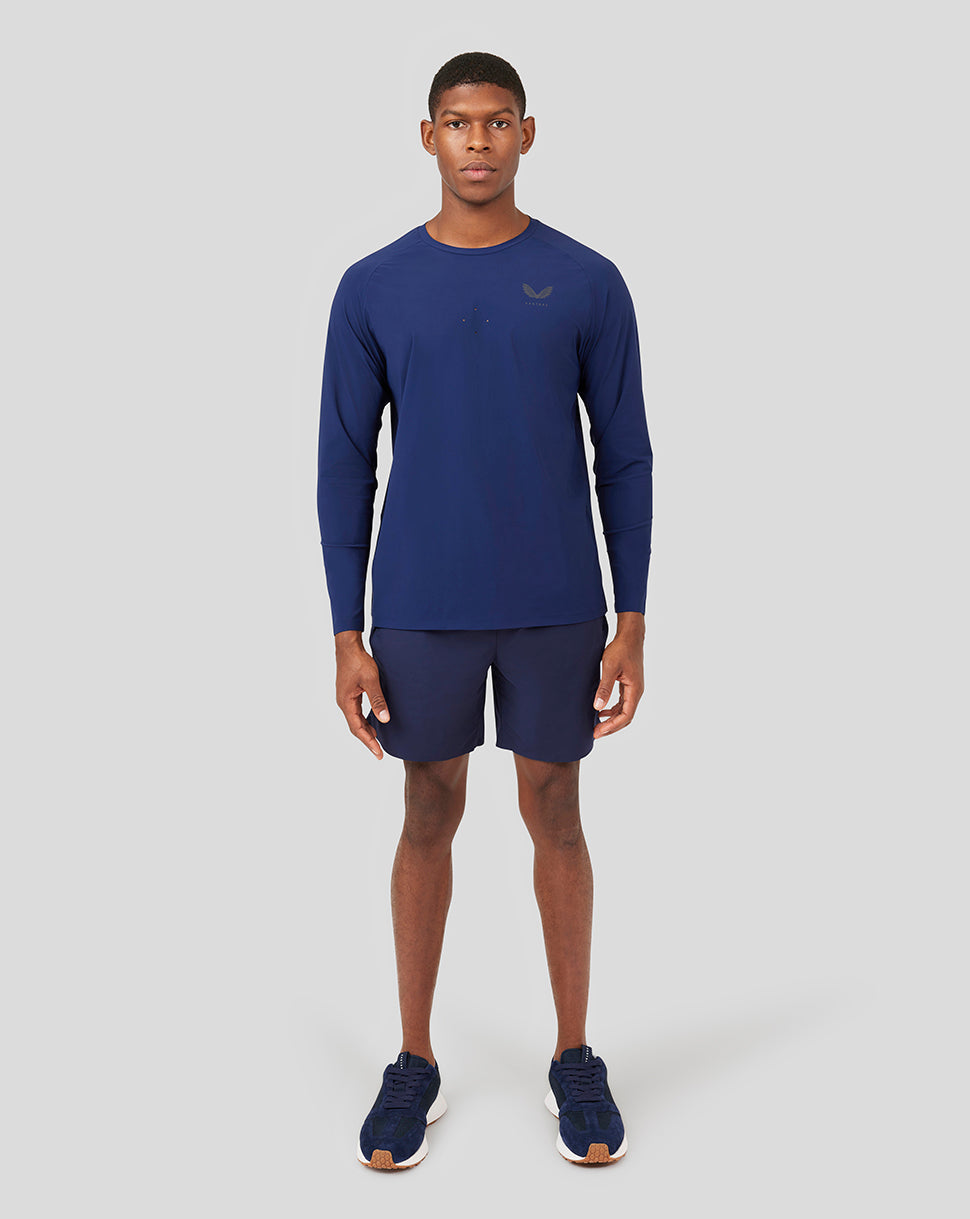 Men's Navy Metatek 6-Inch Training Shorts