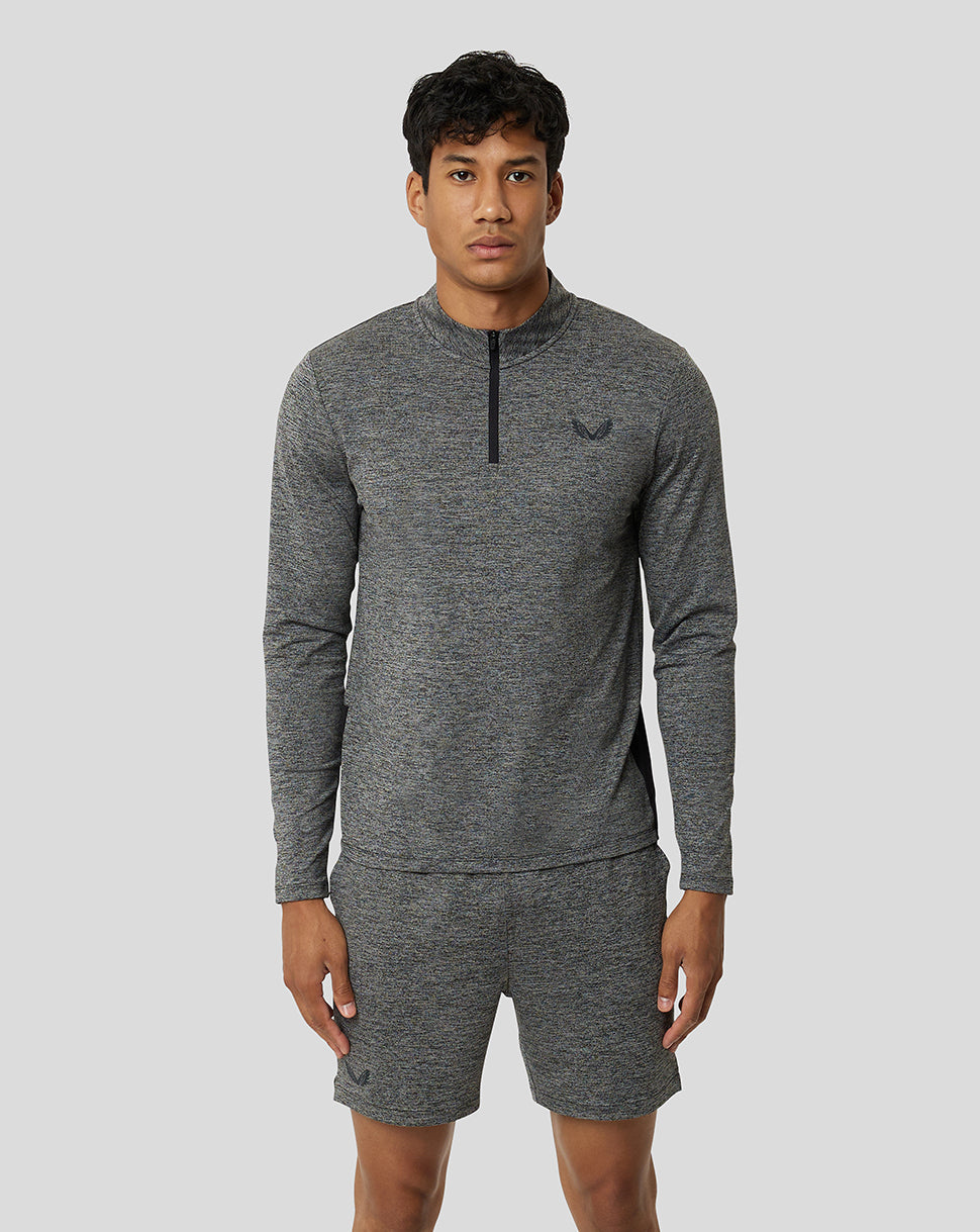 Men's Sharkskin Marl Carbon Capsule 1/4 Zip Top