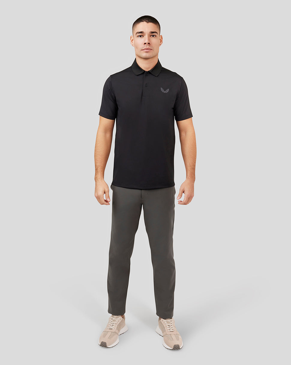 Onyx Golf Breathable Polo - Black Black Breathable Polo for Golf