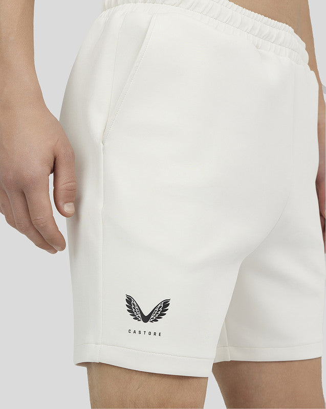 Men's White Scuba Shorts