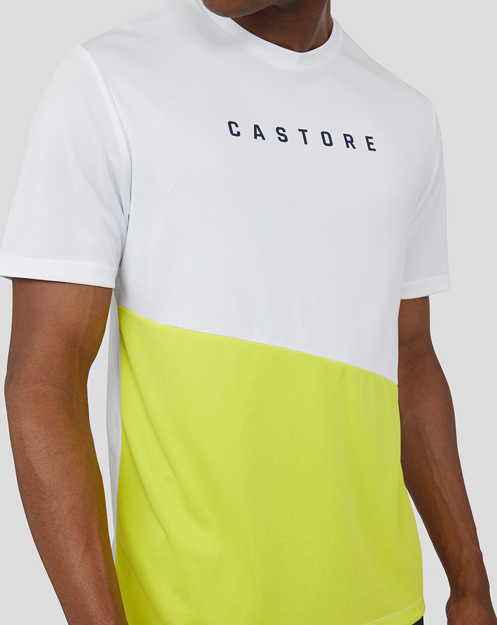 Men's Citrus Colourblock Asymmetric Tee