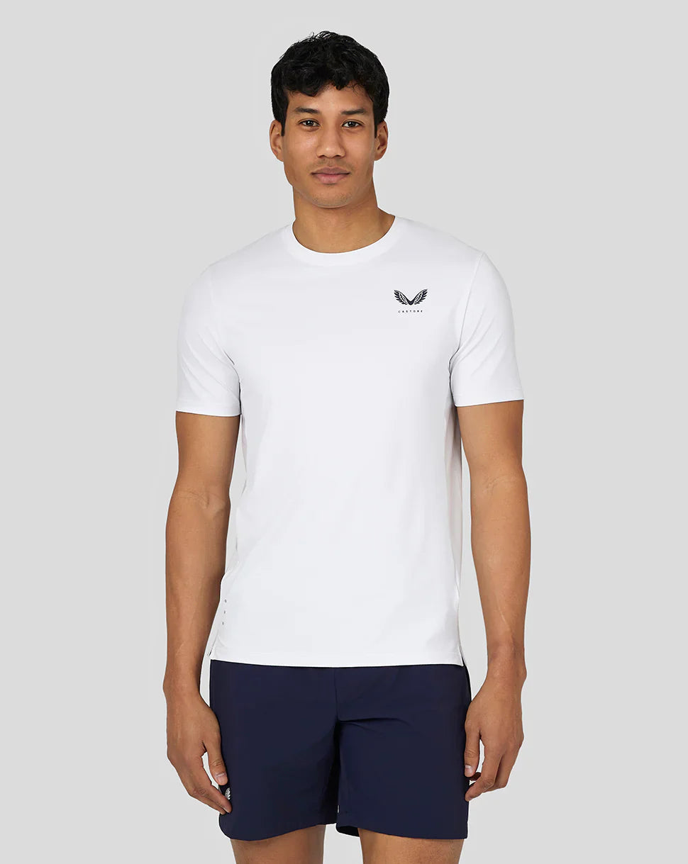 Castore Men’S Active Short Sleeve Performance T-shirt - White