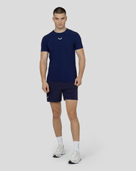 Castore Men's Zone Ventilated Training T-Shirt Midnight Navy - Performance Training Tee for Men