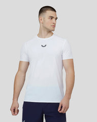 Castore Men's Zone Ventilated Training T-Shirt White - Lightweight Gym Shirt for Men
