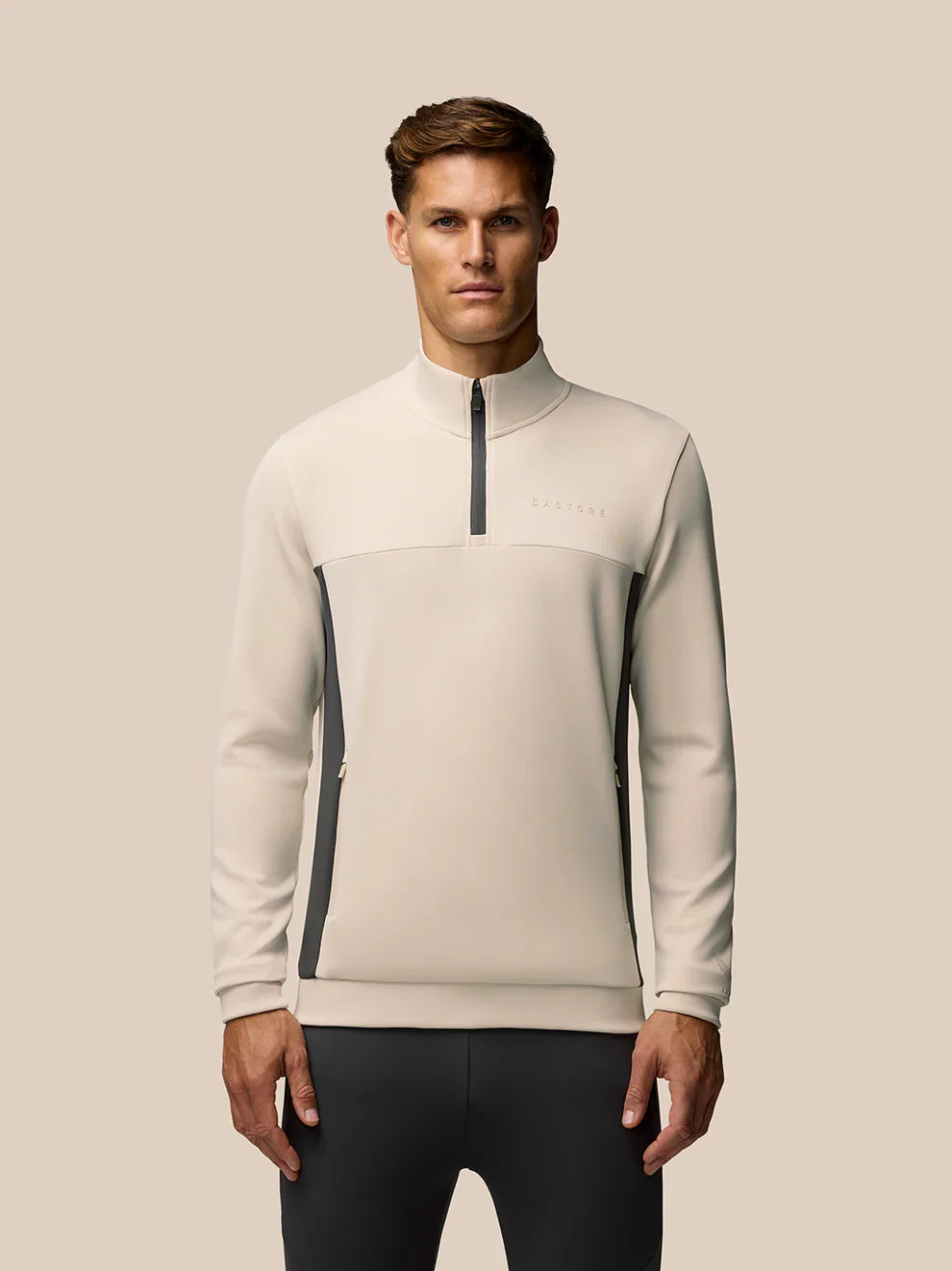 Castore Flex Lifestyle 1/4 Zip - Rock Grey