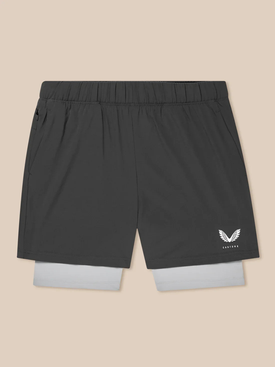 Castore Flow Training 2-in-1 Short - Mid Grey