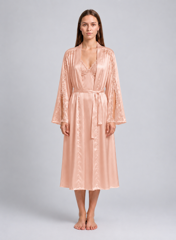Isla & Evie Satin Robe