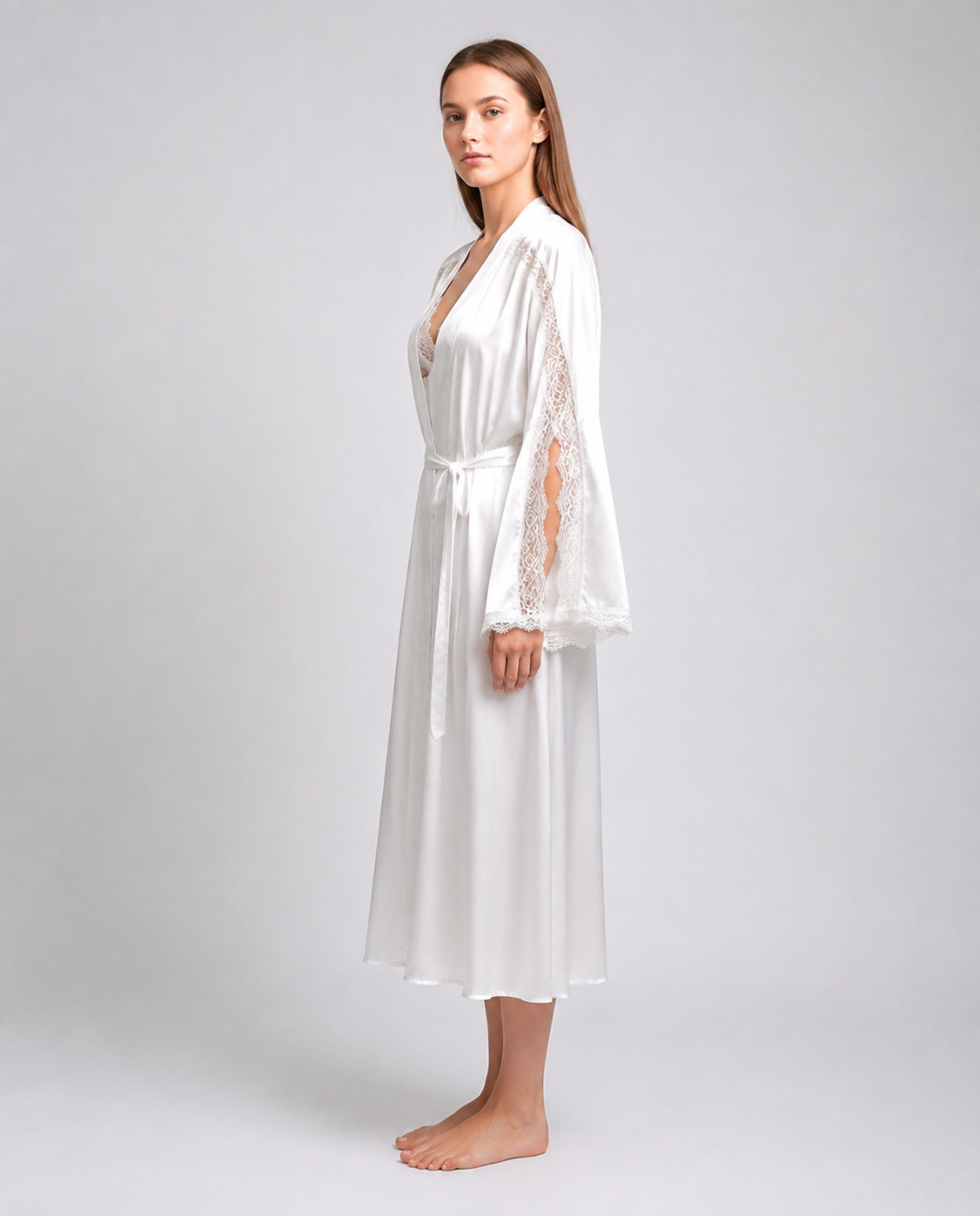 Isla & Evie Satin Robe