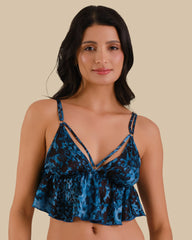 Isla & Evie Multicolour Sexy Sleep Crop Top